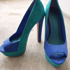 Frespress blue heels